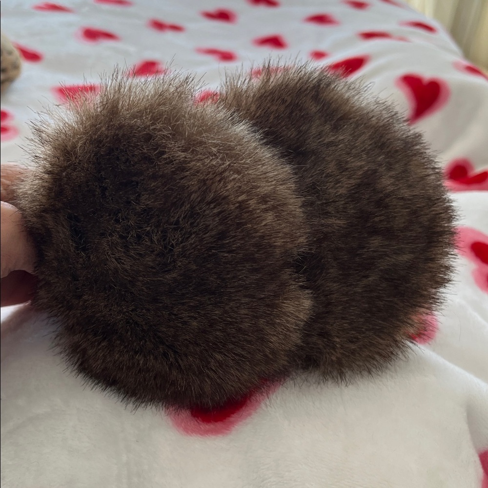 Surell Brown Fur Earmuffs